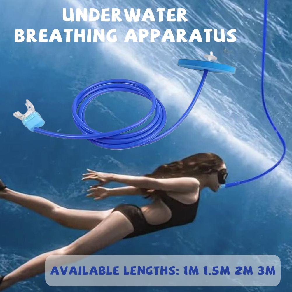 Snorkel Dry Top - Hoogwaardige Volledig Droge Duikademhalingsslang 1m 2m