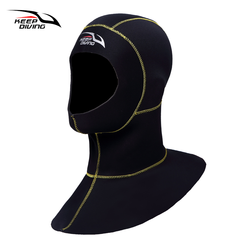 Wetsuit 3Mm Neoprene - 3 mm neopreen duikkap met schouder