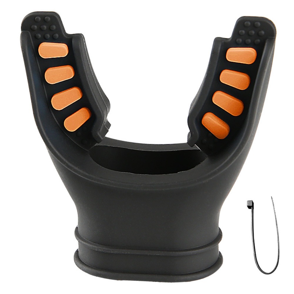 Snorkel Dry Top - Siliconen duikmondstuk Comfort Fit luchtflessen Snorkelregelaar