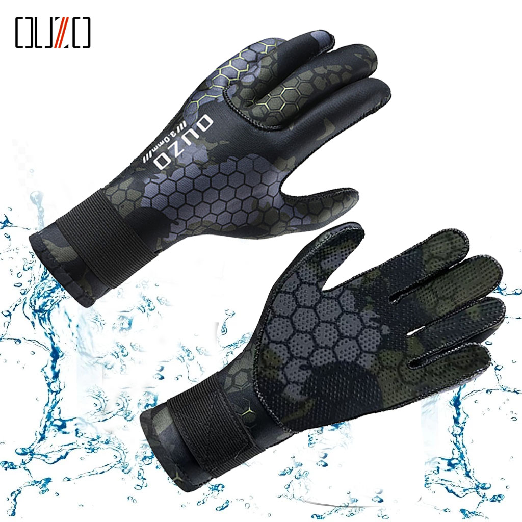 Wetsuit 3Mm Neoprene - 3MM Neopreen Duikhandschoenen Camo-bestendig Warm Antislip