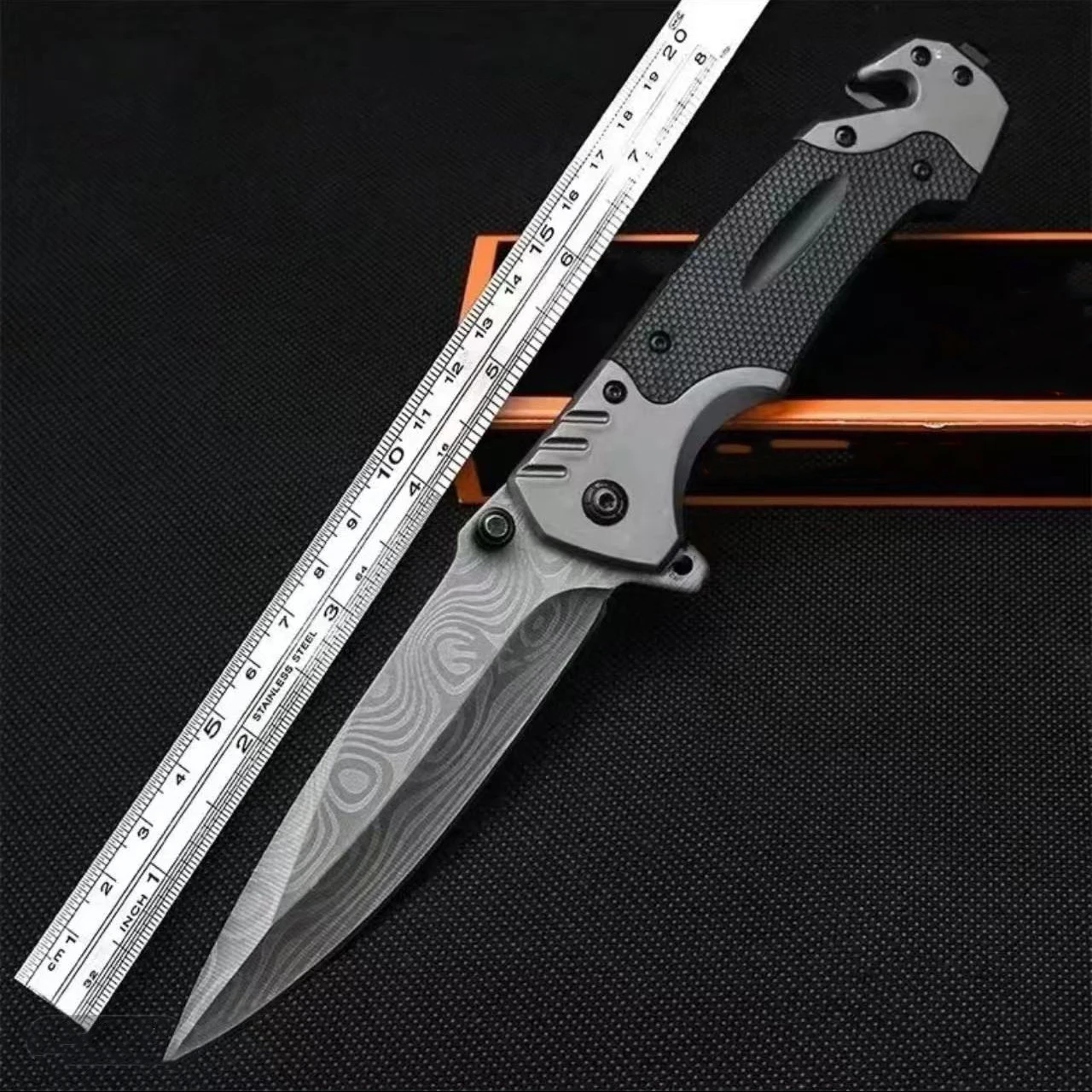 Handig scherp overlevingsmes M - Dive Knife Titanium recensie en prijs