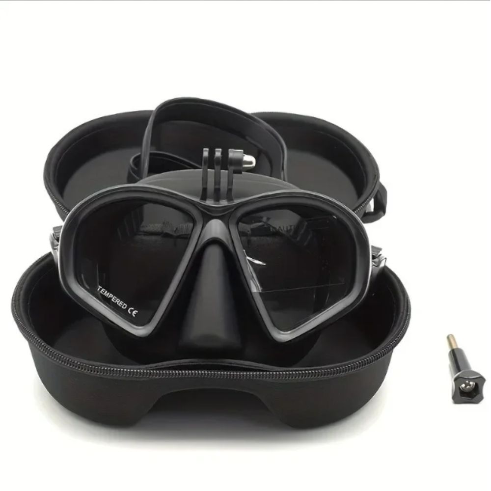 Duikmasker van gehard glas, op - Snorkel Dry Top recensie en prijs