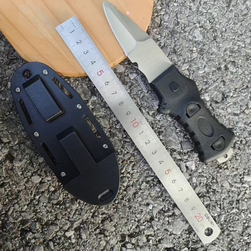 Waterreddingsmes voor buiten,  - Dive Knife Titanium recensie en prijs