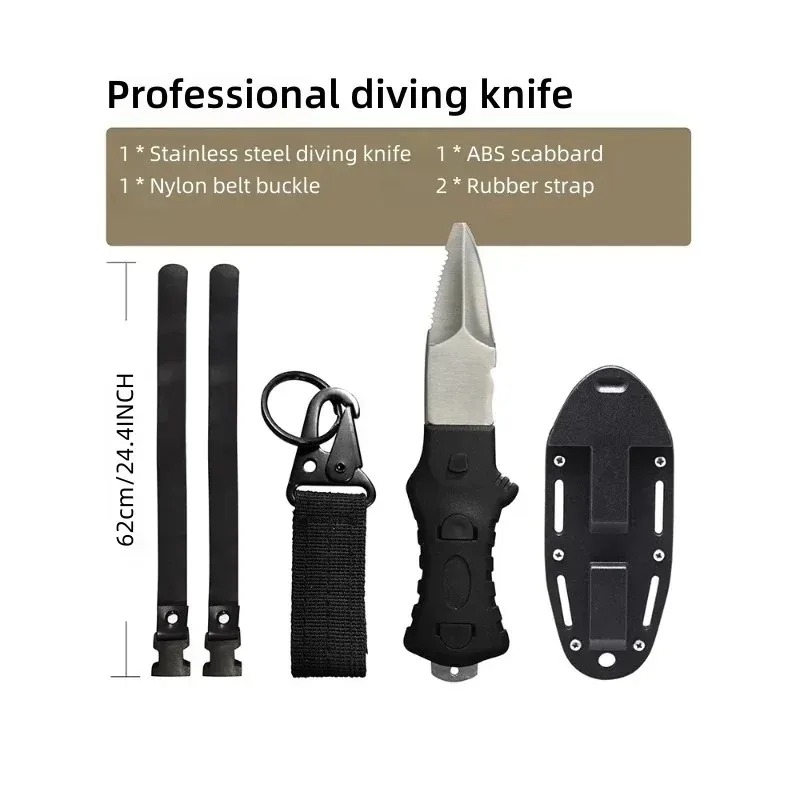 Outdoor water reddingsmes spee - Dive Knife Titanium recensie en prijs