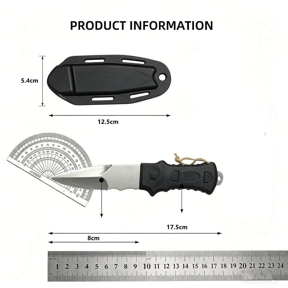 Outdoor water reddingsmes spee - Dive Knife Titanium recensie en prijs